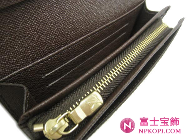 (LOUIS VUITTON)ルイヴィトン ブランドコピー ダミエL字ファスナー ポルトフォイユトレゾール N61736